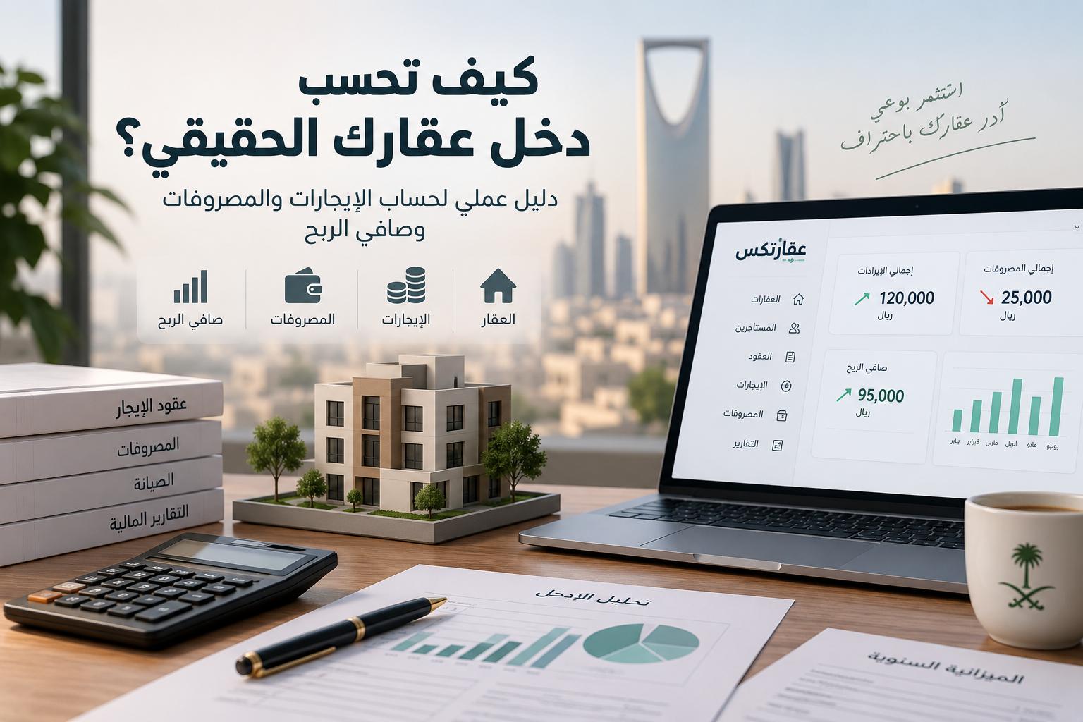 كيف تحسب دخل عقارك الحقيقي؟ طريقة حساب الإيجارات والمصروفات وصافي الربح