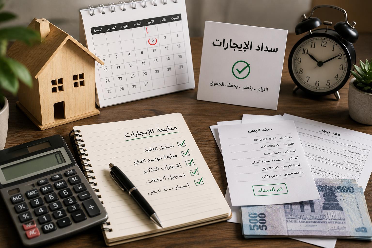 سداد الإيجارات: أفضل طريقة لتنظيم دفعات الإيجار ومتابعتها دون أخطاء